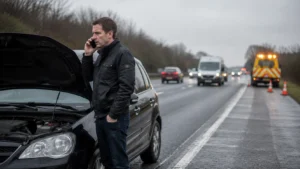 Car Breakdown or Road Accident