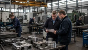 Scottish engineering workers and managers navigating manufacturing and supply-chain pressures